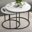 Set 2 masute Hilal Zigon, masute cafea 60 x 50 cm, stil Zigon se imping una sub alta