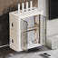 Cutie Depozitare Router WIFI cu Montare pe Perete sau Mobilier, 33 cm x 28 cm x 14.3 cm