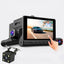 Camera auto DVR, 3 camere, video Full HD 1080 x 1920, Ecran tactil
