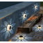 Lampă solara LED decorativa cu proiectie floare, IP65, 5W, alb rece, dimensiuni 12.5 x 6.5 cm