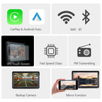 Navigatie auto cu display HD 7 inch, compatibil Carplay si Android Auto, B5300