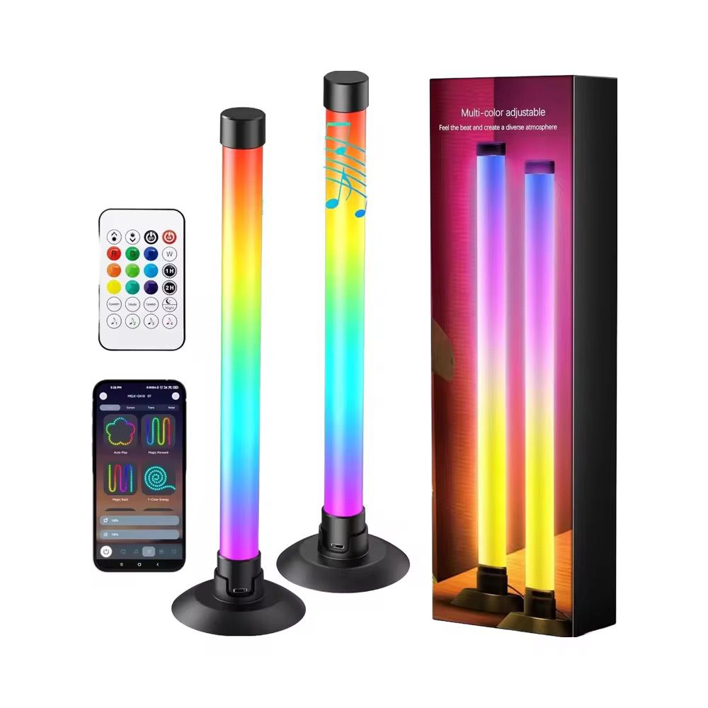 Set 2 Bare LED RGB Inteligente – Control prin Aplicatie si Telecomanda Imagine principală a produsului