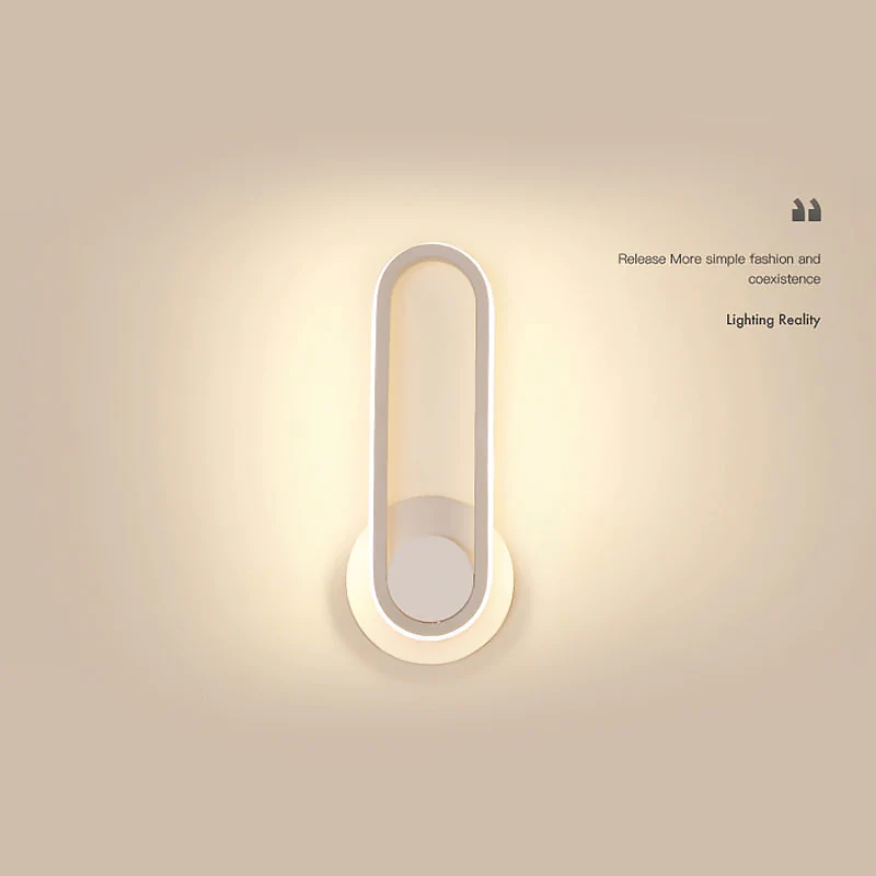 Lampă de perete LED, rotativa 330°, lumina calda 12W