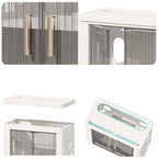 Cutie Depozitare Router WIFI cu Montare pe Perete sau Mobilier, 33 cm x 28 cm x 14.3 cm