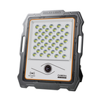 Proiector LED cu panou solar si camera WIFI, 100W-300W, 82-236 LED-uri, lumina alba, telecomanda