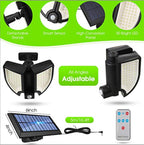 Lampă solara 90 LED, senzor de miscare, telecomanda