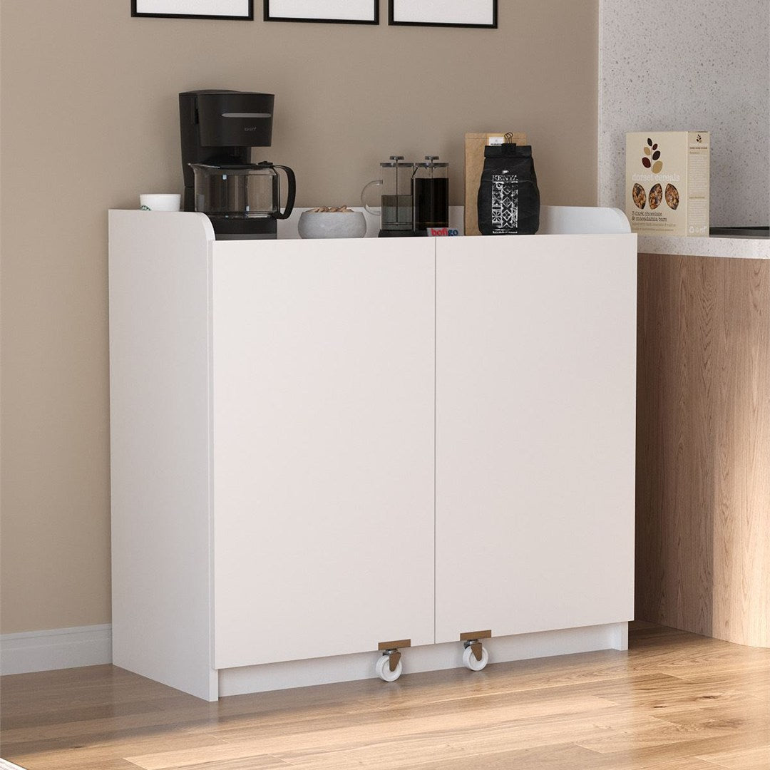 Dulap Gokce camara multifunctional 80 x 180 cm, dulap Bucătărie sau depozitare inalt, rafturi reglabile pe inaltime