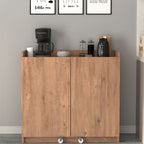 Dulap Gokce camara multifunctional 80 x 180 cm, dulap Bucătărie sau depozitare inalt, rafturi reglabile pe inaltime