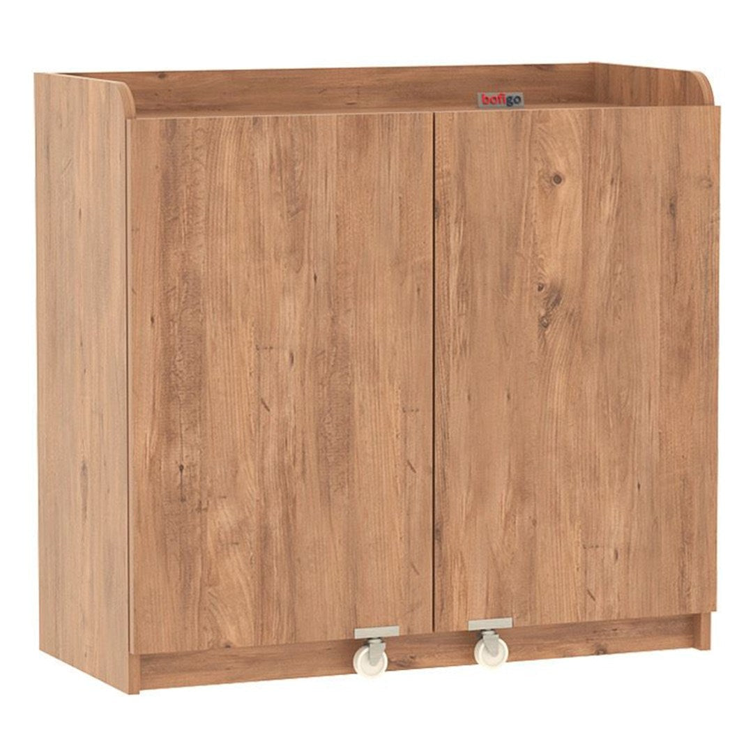 Dulap Gokce camara multifunctional 80 x 180 cm, dulap Bucătărie sau depozitare inalt, rafturi reglabile pe inaltime