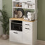 Dulap Aybuke multifunctional cu 4 usi si sertar, mobilier Bucătărie colt cafea sau camara 90 x 180 cm, PAL