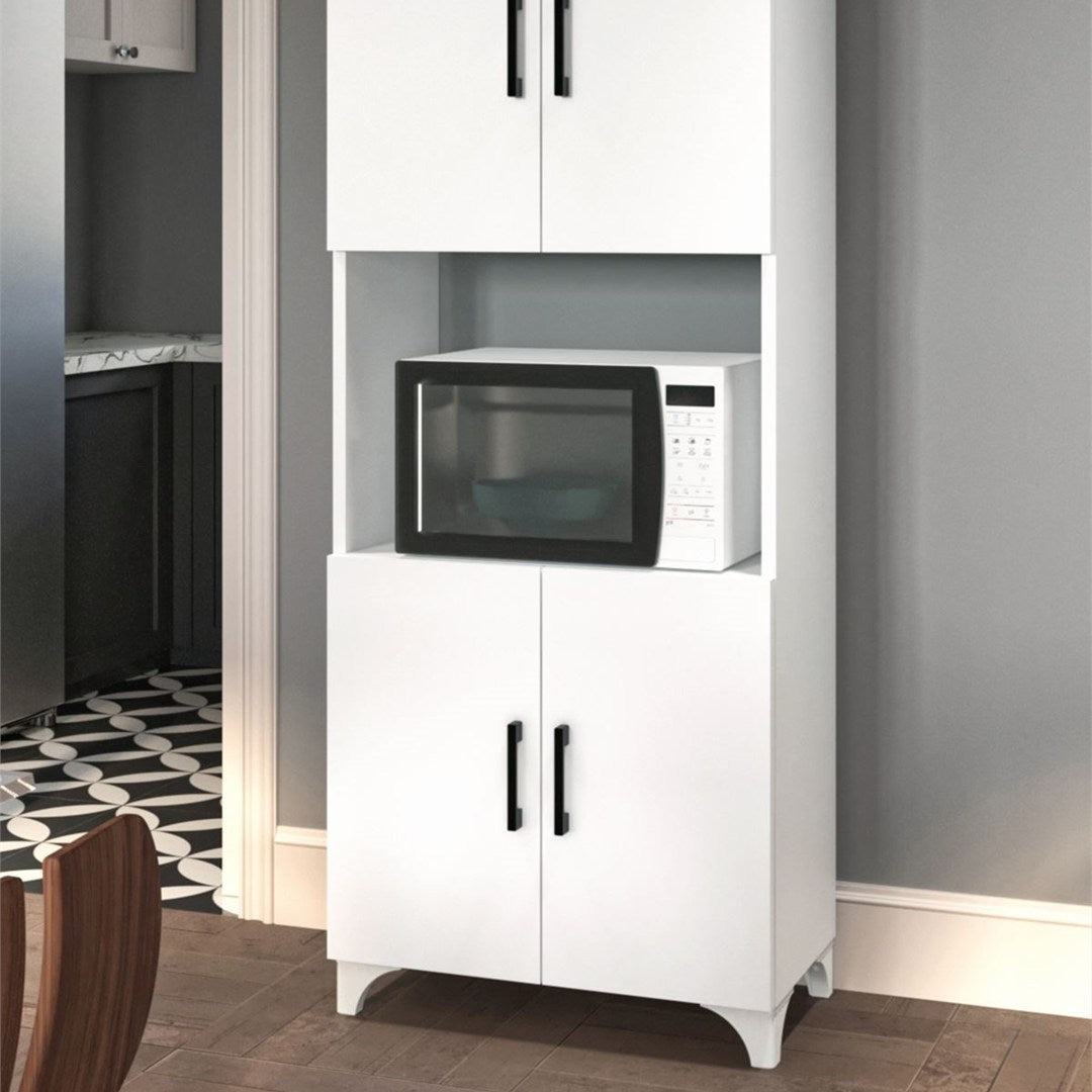 Dulap Ece pentru cuptor microunde, suport microunde cu raft superior si usa 60 x 90 cm, dulap Bucătărie compact Imagine principală a produsului