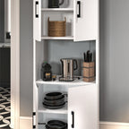 Dulap Ece pentru cuptor microunde, suport microunde cu raft superior si usa 60 x 90 cm, dulap Bucătărie compact