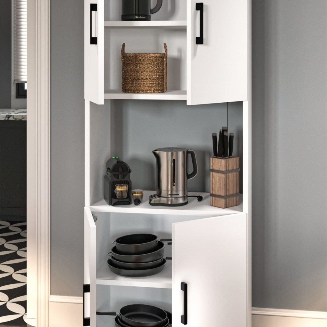 Dulap Ece pentru cuptor microunde, suport microunde cu raft superior si usa 60 x 90 cm, dulap Bucătărie compact