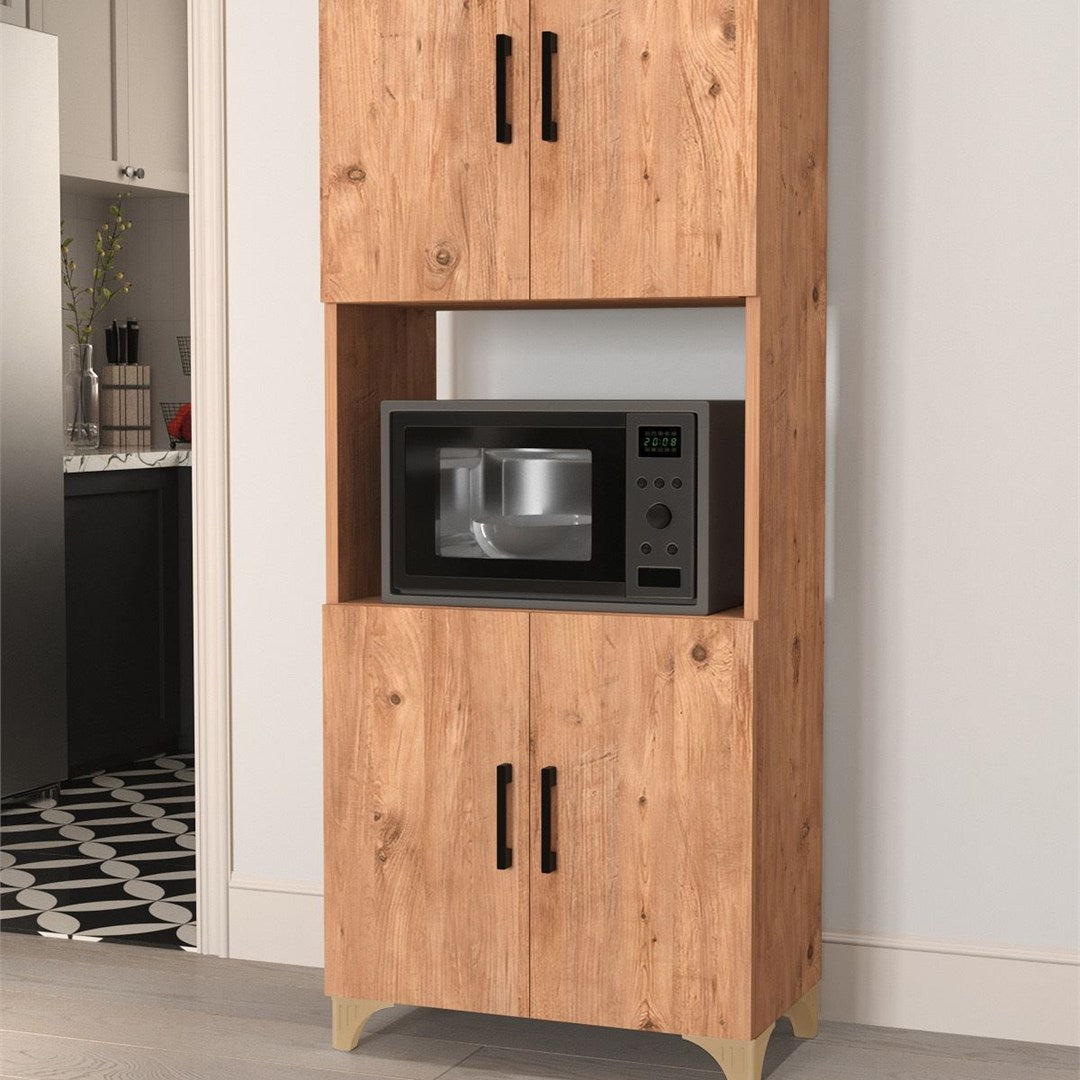 Dulap Ece pentru cuptor microunde, suport microunde cu raft superior si usa 60 x 90 cm, dulap Bucătărie compact