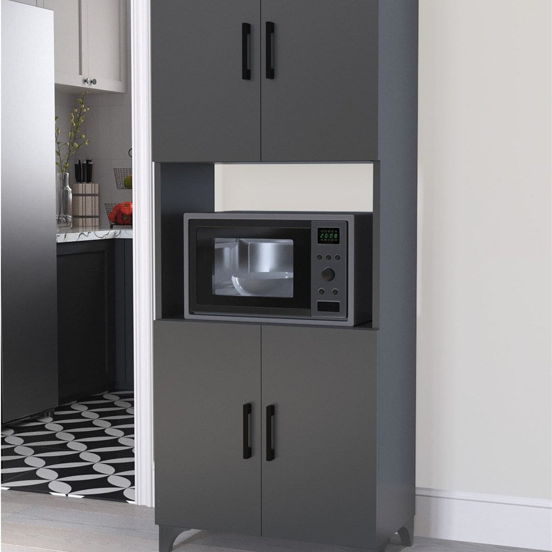 Dulap Ece pentru cuptor microunde, suport microunde cu raft superior si usa 60 x 90 cm, dulap Bucătărie compact