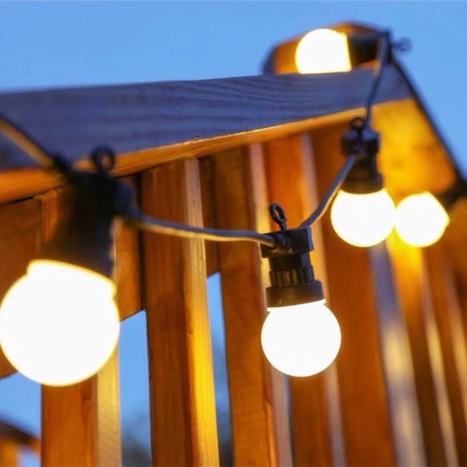 Ghirlanda luminoasa pentru gradina 5m, 10m sau 20m, lumina calda (3000 K), protectie IP44, 20/40 becuri LED Imagine secundară a produsului