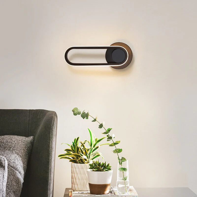 Lampă de perete LED, rotativa 330°, lumina calda 12W
