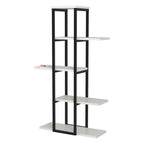 Suport flori Papatya multifunctional, etajera decorativa pentru ghivece si obiecte 40 x 120 cm, cadru metalic