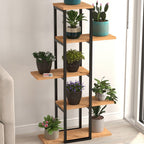 Suport flori Papatya multifunctional, etajera decorativa pentru ghivece si obiecte 40 x 120 cm, cadru metalic