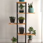Suport flori Papatya multifunctional, etajera decorativa pentru ghivece si obiecte 40 x 120 cm, cadru metalic