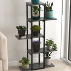 Suport flori Papatya multifunctional, etajera decorativa pentru ghivece si obiecte 40 x 120 cm, cadru metalic