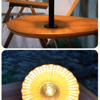 Lampă camping portabila, ghirlanda LED, rezistenta la apa, design bec oval, 5W