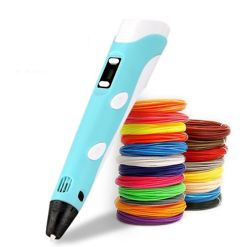 Set 10 rezerve filamente PLA pentru Creion 3D Magic, 1.75mm, multicolor, 50m Imagine secundară a produsului