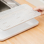 Tava multifunctionala cu sistem de scurgere pentru Bucătărie si baie, 38 x 22.4 x 2.3 cm