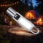 Lanterna LED telescopica, cu display si carlig de prindere, incarcare USB Type-C, CB-005