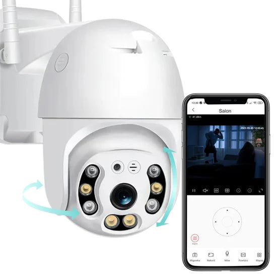Camera supraveghere WIFI, 2MP sau 3MP, FULL HD, vedere color noaptea, Micro SD, Rotire 360, detectie forma umana Imagine principală a produsului