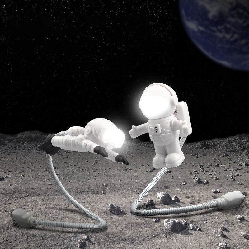 Lampă USB model Astronaut, pentru iluminare tastatura sau citit