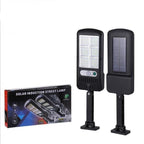 Lampă solara LED de perete exterior cu senzor de miscare si telecomanda
