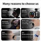 Ceas Smartwatch Z69 Ultra Watch, ecran 2.0", 2 curele, incarcare wireless