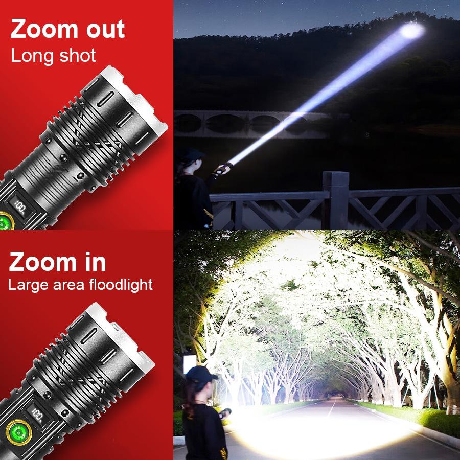 Lanterna LED Ultra-Bright, 20w din aluminiu, sursa XHP50/70/WHITE LASER