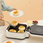 Aparat multifunctional 3 in 1 Hot Pot Grill si Tigaie Dubla, 1600 W