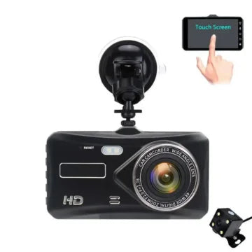 Camera auto dubla, Full HD, Rezolutie 1080p pentru Siguranța Casei Imagine secundară a produsului