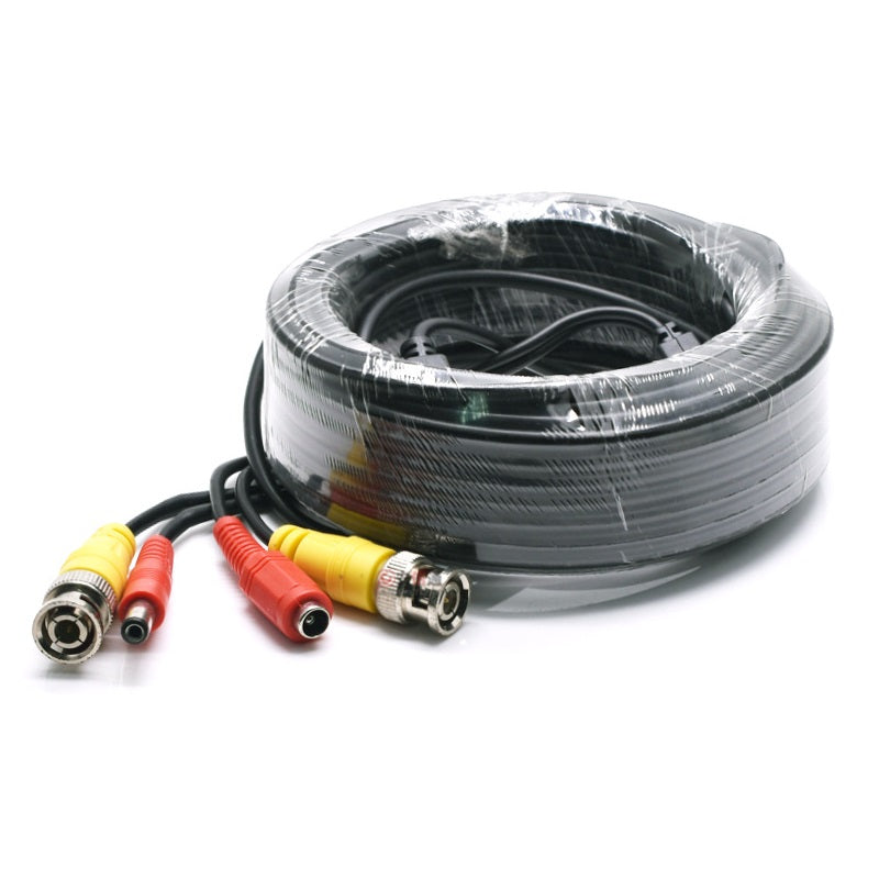 Cablu CCTV, semnal video + alimentare 12V, cu conectori, BNC cable Imagine principală a produsului