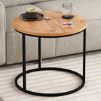 Set 2 masute Hilal Zigon, masute cafea 60 x 50 cm, stil Zigon se imping una sub alta