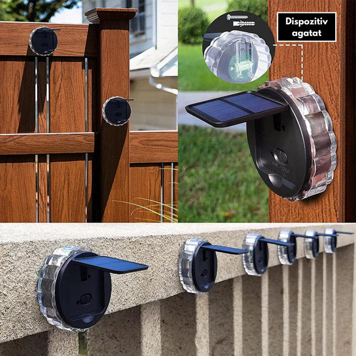 Set 4 X Lampi solare tip floare cu 3 moduri de iluminare Imagine secundară a produsului