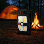 Lampă LED Solara cu senzor de miscare si clip de prindere, Iluminarea utomata, USB Type-C, IP65