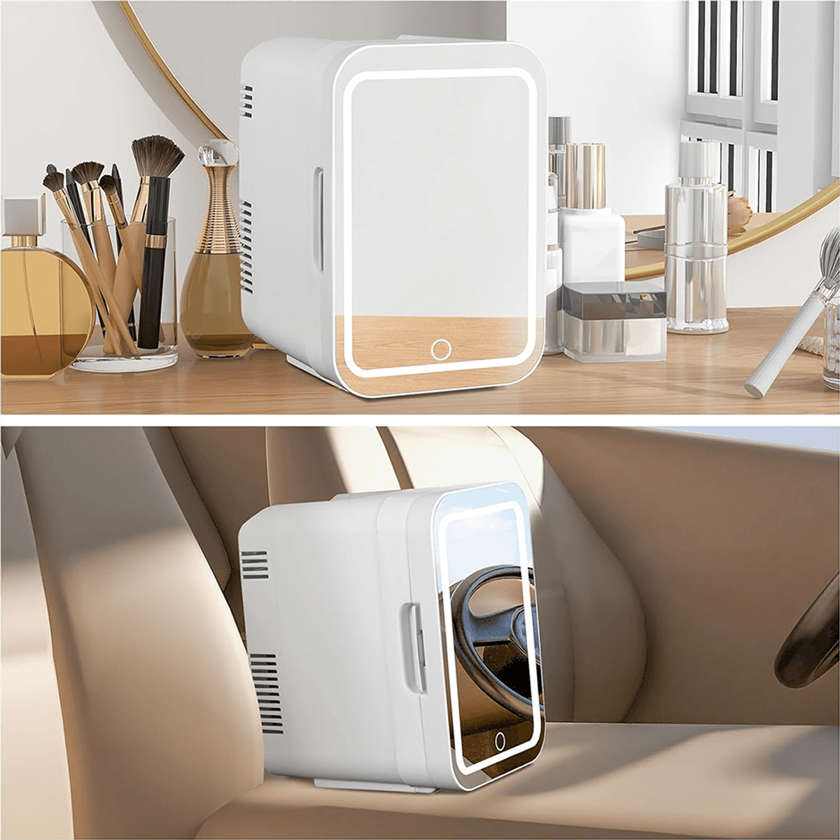 Mini Frigider pentru Cosmetice, functie de Racire si Incalzire, capacitate 4 litri