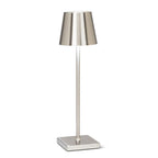 Lampă de masa wireless, metalica, cu touch, reincarcabila USB-C, 3 moduri iluminare, 3.5W