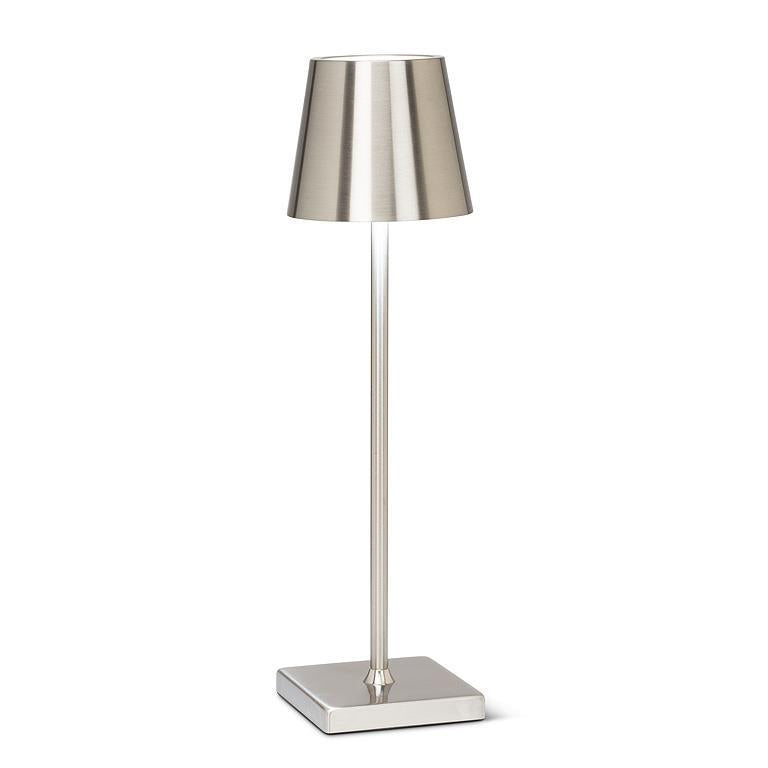 Lampă de masa wireless, metalica, cu touch, reincarcabila USB-C, 3 moduri iluminare, 3.5W