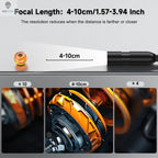 Endoscop multifunctional 1080P, eran 2 inch, camera HD cu cablu rigid impermeabil de 5m