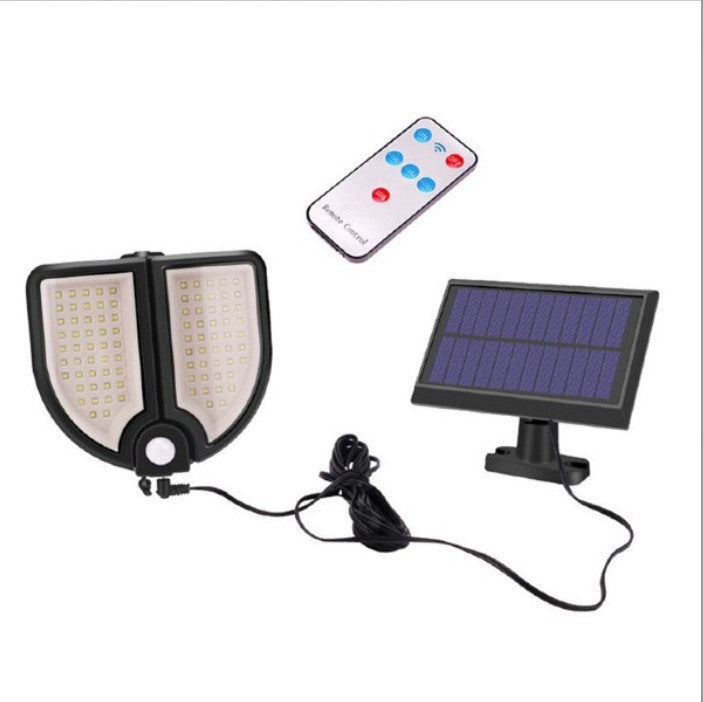 Lampă solara 90 LED, senzor de miscare, telecomanda