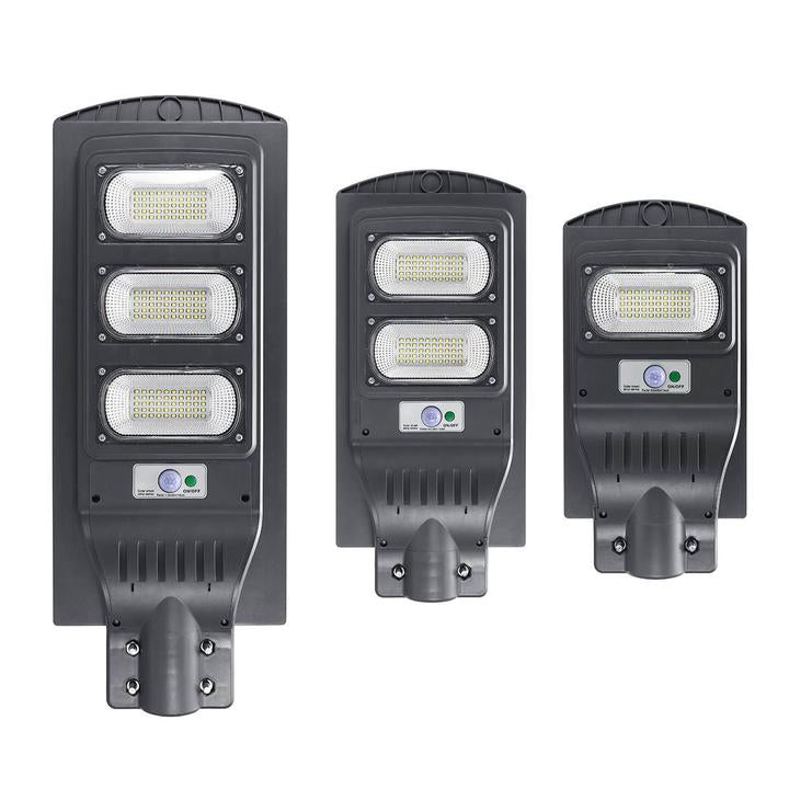 Lampă stradala proiector LED cu Incarcare Solara prin Panou Fotovoltaic + telecomanda