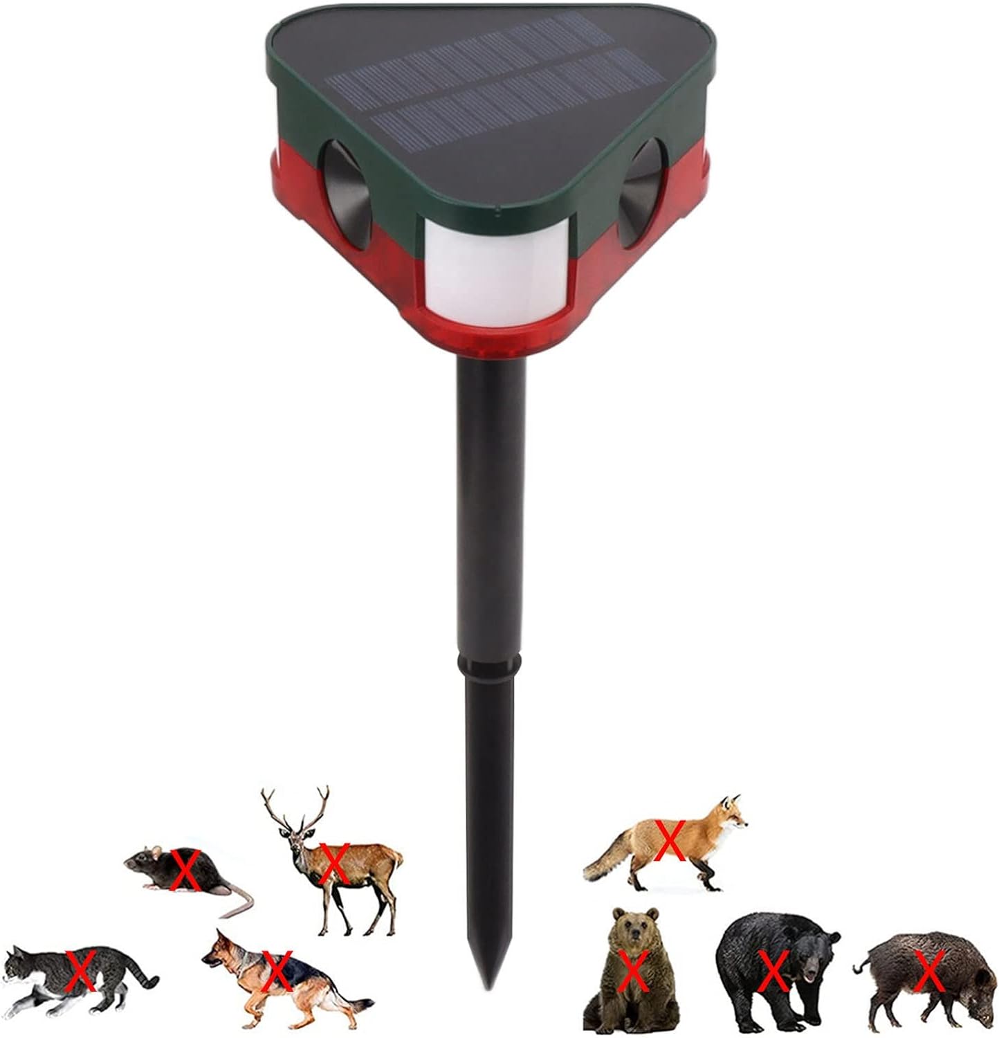 Aparat solar cu ultrasunete Q BJ911 si senzor de miscare impotriva daunatorilor Imagine secundară a produsului
