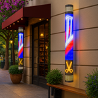 Lampă LED rotativa 90/120 cm, Reclama Luminoasa pentru Frizerie