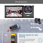 Camera auto tripla FullHD, 3 camere-fata/spate/interior, ecran 2'', G Senzor