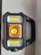 Lanterna solara cu proiector lateral cob si incarcare USB